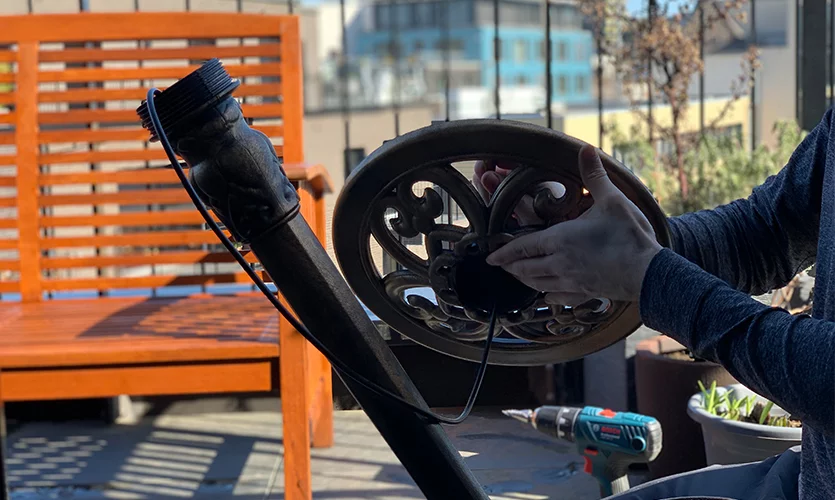 diy waterfountain wasserpumpe bauen building
